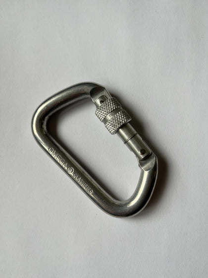 Schraubkarabiner Omega Stahl